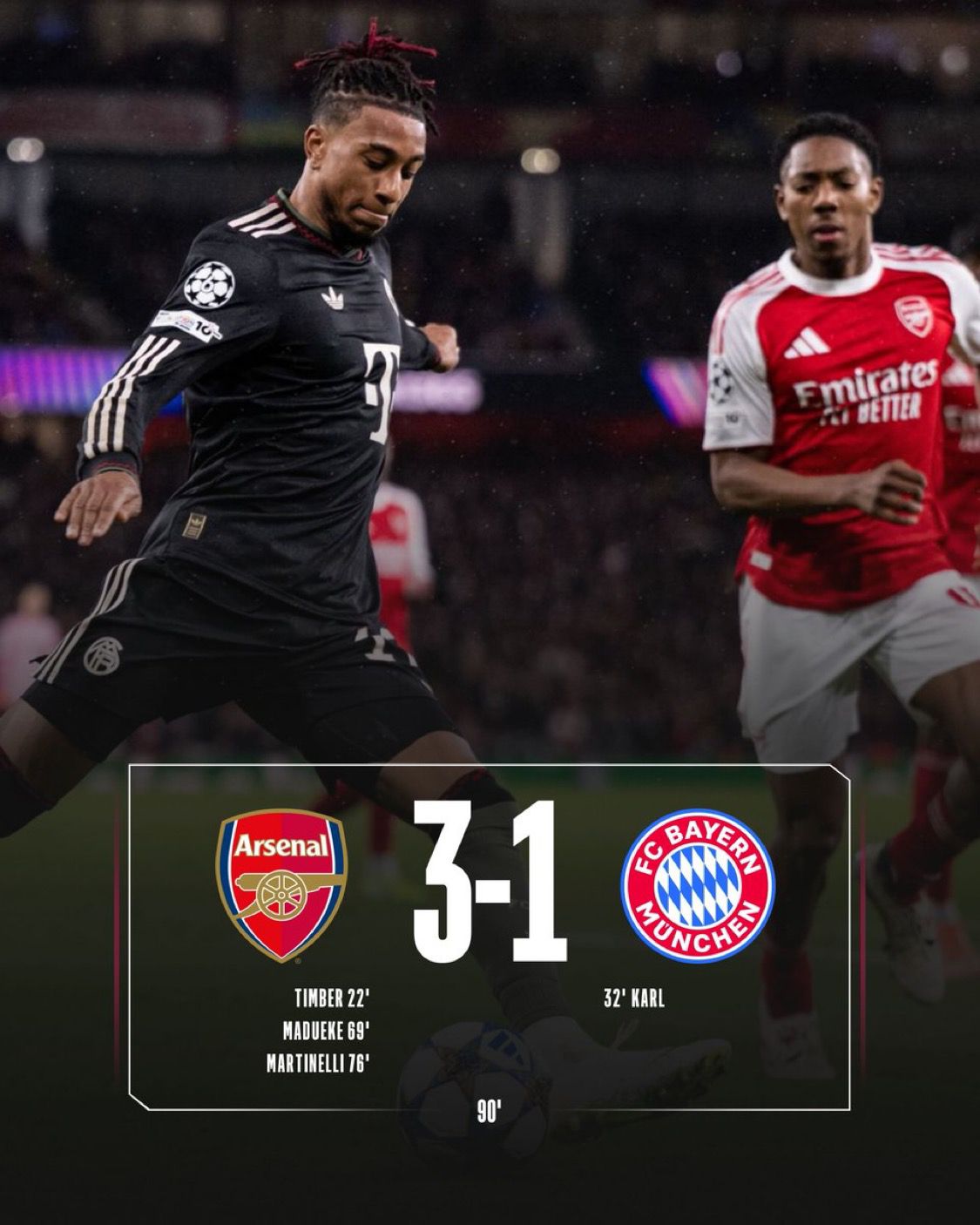 Bayern Munich Edge PSG 2-1 in Thrilling Champions League Clash